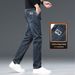 Men's Jeans Slim-fit Straight Casual Elastic Pants Men's_mkmklike.com