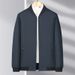 Middle Aged Elderly Top 2025 Spring And Autumn New Casual Executive Jacket, Baseball Stand Collar, Middle-Aged Father's_mkmklike.com