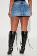 K Elastic Denim Skirt For Women, Denim Short Skirt_mkmklike.com