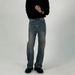 Nordmann Straight-Leg Jean Men European American Style Vintage Wahed Caual Pant New Looe Wide-Leg Handome Long_mkmklike.com