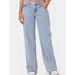 Retro Low Rise Straight Leg Jeans Women's Casual Slim Fit Washed Hot Girl Trendy Versatile Denim Jeans_mkmklike.com