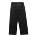 Special Design Sense Stitched Denim For Men High Street Split Patchwork Washed Casual Loose Straight Long Pants_mkmklike.com