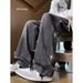 Plus Size 300 Lbs American Retro Straight Leg Jeans Men Women Summer Hip Hop Casual Wide Leg Pants_mkmklike.com