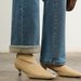 Women's Winter Flocked Stretch Denim Jeans - Cozy Straight-Leg High Waist With Retro Style (Blue, Sizes 26-32)_mkmklike.com