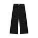 Gothic Distressed Straight-Leg Jeans – Industrial Washed Black Denim Pants With Ripped Details (Unisex Streetwear, S-Xl, Winter Grunge Style)_mkmklike.com