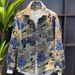 Men's Chinese Syle Prined Shir Handsome Versaile Long Sleeve Jacke Auumn Bear Trendy Turn-Down Collar Ouerwear_mkmklike.com