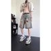 Men's Clothing Denim Shorts Men's Washed Trendy Casual Retro 5 Point Youth Handsome Pants_mkmklike.com