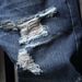 Men's Clothing Teenagers Jeans Men Beggar Pants Slim Fit Ripped Patch Jeans Men Trend_mkmklike.com