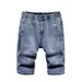 Guangzhou Xintang Jeans Men's Summer Embroidery Thin Jeans 5 Points Men's Fattened Plus Size 5 Points Pants Men's_mkmklike.com