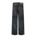 Punk Washed Denim Straight Men's Vintage Loose Dad Pants American Street Style Ins Casual Wide-Leg Trousers_mkmklike.com