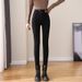 Women's Clothing High Waist Plus Velvet Jeans Women's New Autumn And Winter Thickened Slim Tight Pencil Pants_mkmklike.com