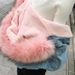 Thickened Fluffy Collar Denim Jacket Women's Short Style Korean Loose Fit Cotton Padded Winter Outerwear Coat_mkmklike.com