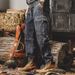 Men's Retro Work Loose Jeans Heavyweight Trendy Harem Pants Jogger Cuffs Spring Autumn Versatile Style_mkmklike.com