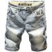 Men's Slim Fit Denim Shorts Trendy Blue Mid-Length Casual Breeches Versatile Summer Thin Pants By Ins Brand_mkmklike.com