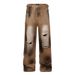 Men's Clothing American Retro High Street Design Niche Straight New Loose Washed Purple Jeans Men And Women Trousers Pants_mkmklike.com