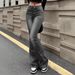 Women's Clothing Retro Flared Jeans For Women Summer New Style Trendy Straight Loose Design Niche Casual Pants Trendy_mkmklike.com