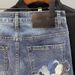 Spring And Autumn New Graffiti Printed Jeans Men's Fashion Slim-fit Elastic Small Feet Versatile Pants_mkmklike.com