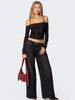 Women's Loose Wide Leg Denim Trousers Fashion Printed Jeans Ladies High Waist Straight Leg Pants_mkmklike.com