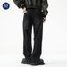 Nordmann MUCHU Clothing | American High Street Black Retro Versatile Jeans Men's Vibe Trendy Brand Cool Slimming Wide-Leg Pants_mkmklike.com