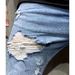 Men's Light Blue Ripped Denim Shorts - Casual Streetwear Jeans With Straight Leg & Mid Rise - Summer Fashion For Youth_mkmklike.com