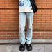 Men's Clothing Same Style Ice Blue 517 Jeans Vintage High Street Flared Pants Cleanfit Distressed Vibe_mkmklike.com