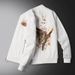 YGTOF Chinese Style Men's Embroidered Stand Neck Zipper Jacket Spring and Autumn Fashion Solid Color Long Sleeve Pockets Cardigan Coat_mkmklike.com