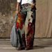 2024 Summer Lightweight Trousers 3D Digital Print Best-Selling Women's Bell-Bottom Pants Dropshipping Available_mkmklike.com