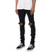 Stretchy European And American Fashion Trendy Brand Personality Ripped Slim Fit Skinny Men's Jeans_mkmklike.com