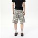 Men's Clothing Camouflage Loose Wide Leg Casual Shorts Versatile Washed Denim Shorts Trend_mkmklike.com