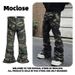 Men's Clothing Moclose American Street Fashion Brand Splicing Camouflage Men's And Women's Loose Wide Leg Flared Casual Motorcycle Overalls_mkmklike.com