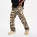 Nordmann Camouflage Jeans Men American High Street Design Sense Niche Casual New Loose Straight Long Pants_mkmklike.com