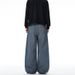 Men's Clean Fit Vertical Stripe Curved Blade Jeans Unisex Relaxed Trousers With Wide Leg Silhouette_mkmklike.com