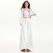 Light Blue Flared Jeans For Women, Low-waisted Slimming Floor-length Pants, Black And White Wholesale_mkmklike.com