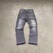 Men's Vintage Washed Straight-Leg Jeans – High-Street Distressed Denim Pants (Black/Light Blue/Gray)_mkmklike.com