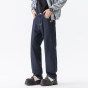 Jeans Men's Loose Straight Tube Thickened Drape Lyocell Does Not Fade Harlan Mid-waist Large Size Youth Trendy Brand Plus Knowledge Clothes Ornament_mkmklike.com