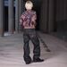Retro Super Hard Original Denim Baggy Pants Men's Floor Length Straight Leg Embroidered Clothing_mkmklike.com