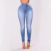 Cross-border Foreign Trade European And American Women's High-elasticity Jeans Pencil Pants_mkmklike.com