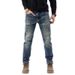 Men's Clothing New Men's Jeans Ins Trendy Slim Denim Trousers_mkmklike.com