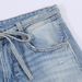 Women's Distressed Mid-Rise Relaxed Fit Wide-Leg Jeans, Ripped Denim Pants For Casual Street Style Comfortable Mid-Rise Relaxed Waistband_mkmklike.com