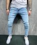 2021 Foreign Trade European And American New Casual Ripped Slim Fit Skinny Men's Jeans Wholesale_mkmklike.com