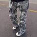 Cleanfit Camouflage Jeans For Men, Spring, Autumn, American Style, High Street Washed Curved Pants, Slimming Slight Flare Straight-leg Pants_mkmklike.com