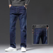 Fashion Casual Men's Straight Leg Jeans Elastic Lazy Pants A Goods_mkmklike.com