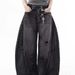 Unisex American Retro Deconstructed Workwear Jeans Patchwork Ripped Fashion Design mid Waist Straight Pants Blue Long Trousers_mkmklike.com