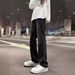 BOY High Street Vibes Black Jeans Men Spring Summer Vintage Loose Straight American Style Trendy Wide Leg Pants Casual_mkmklike.com