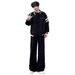 Nordmann Cleanfit Vintage Pure Black Straight-Leg Jeans For Men, High Street American Style Wide-Leg Pants, Retro Casual Trousers_mkmklike.com