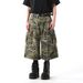 Men's Clothing Destruction Camouflage Pants Men And Women Summer New Fashion Brand Workwear Seven Point Shorts_mkmklike.com