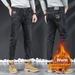 BOY Slim Fit Korean Style Winter 2024 Fashion Jeans New Trendy Loose Straight Spring Autumn Men's Long Pants_mkmklike.com