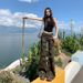 Camouflage Micro-flared Jeans For Women, Summer 2025, Low-waisted, Non-clammy, Slimming, American-style Retro Flared_mkmklike.com