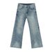 EF JEANS | 2025 Spring New American Retro Micro-pull Slim-fit Washed Black And Gray Versatile Denim Trousers_mkmklike.com