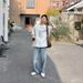Men's Washed Blue Relaxed Fit Straight Leg Jeans – Summer Casual Denim Pants With Classic Comfort_mkmklike.com